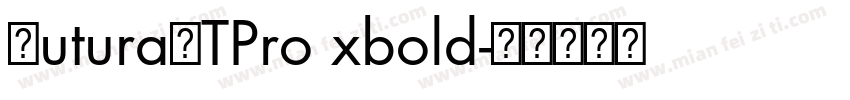 FuturaLTPro xbold字体转换